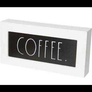 💛NWT💛 Authentic Rae Dunn “COFFEE” Sign❣️